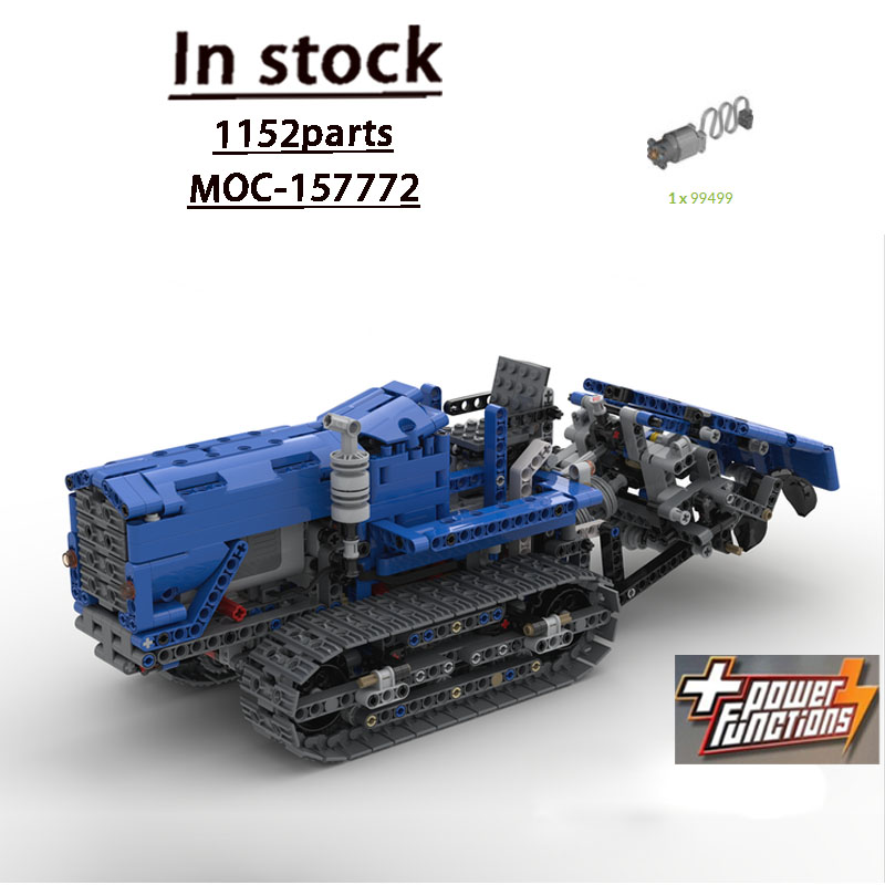 Urban Farming Is - MOC-157772 Miejski Traktor Rolniczy na Gąsienicach,